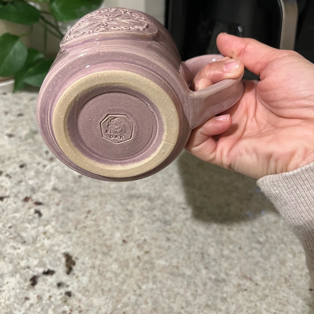 Purple Ceramic Mug with Inspirational Quote - Picture 3 of 5